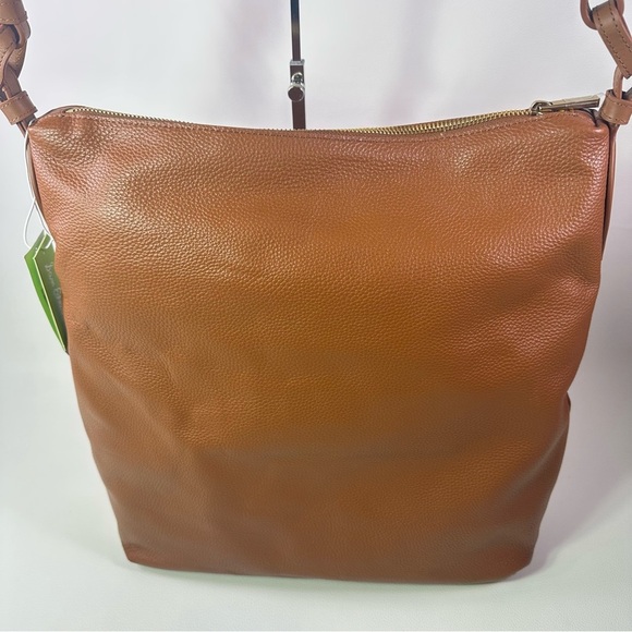 NEW SAM EDLEMAN BAY LARGE CHAINLINK HOBO CARAMEL LEATHER SHOULDER BAG HOBO NWT!! - Picture 8 of 15